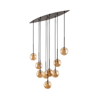 Lubinis šviestuvas  TK LIGHTING ESTERA BROWN 9, 9xG9, max 6W