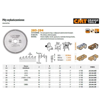 Pjovimo diskas CMT, 160 mm x 20 mm