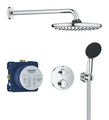 Grohe Indbygbrusesys Precision 250 rund krom