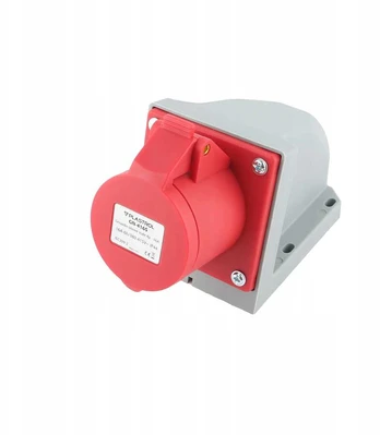 Fiksuotas maitinimo lizdas 4p - 16A GN-416S Plastrol