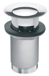 „Ferro Automatic Click-Clack“ kištukas, 5/4 colio, mažas chromas (S283) kaina