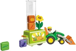 Playmobil - Junior: Tractor with Load and Drop Planter (71773)