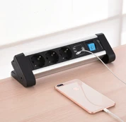 Electraline 62553 Multisocket 3p+2xUSB 2m kaina