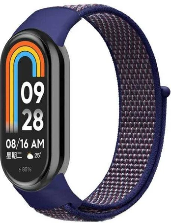 Beline dirželis Mi Band 9/8 NylonLoop tamsiai mėlyna/navy