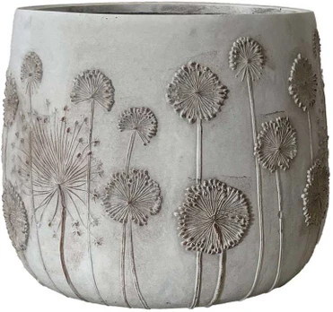 Gėlių vazonas „SUNNY FLORE“, D45 x H41 cm, baltas