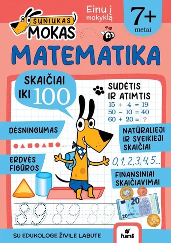 Šuniukas Mokas. Matematika nuo 7 m.