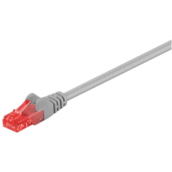Goobay 68429 CAT 6 patch kabelis, U/UTP, pilkas, 7,5 m