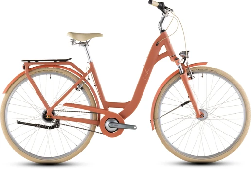 Dviratis Cube Aruba Easy Entry papaya'n'creme 2026-45 cm (Dydis: 45 cm)