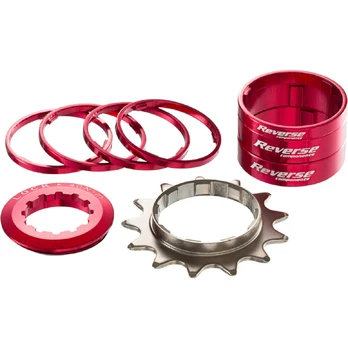 Reverse Components Single Speed konvertavimo rinkinys | Shimano HG | Red, 13T