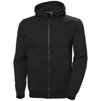 Džemperis su gobtuvu Evo Zip, juodas L, Helly Hansen Workwear