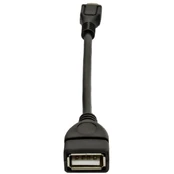 Akyga adapter AK-AD-09 with cable micro USB B (m) | USB A (f) OTG 15cm kaina
