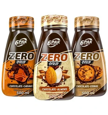6PAK Nutrition Zero Syrup, Chocolate Coconut, 500 ml