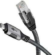 Goobay Ethernet-Kabelis USB-C™ 3.1 auf RJ45, 7,5 m kaina