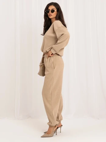 Italy Moda Komplet-MI-KMPL-4381.83-smėlio spalva