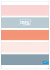 Knyga-sąsiuvinis A4 96lap 70g linija STRIPES kaina