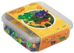 HAMA - Maxi Beads - 600 beads and 1 pegboard in box - Dinosaur (8742) kaina