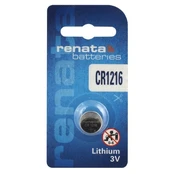 Renata CR1216-1BB Blister Pack 1pcs. kaina