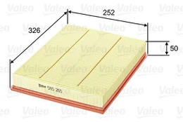 Oro filtras VALEO 585265 kaina