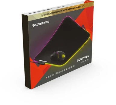 SteelSeries QcK Prism Cloth Gaming Mousepad Illumination M