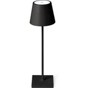 LED stalinė lempa "Toc" su USB įkrovikliu, IP54, juoda