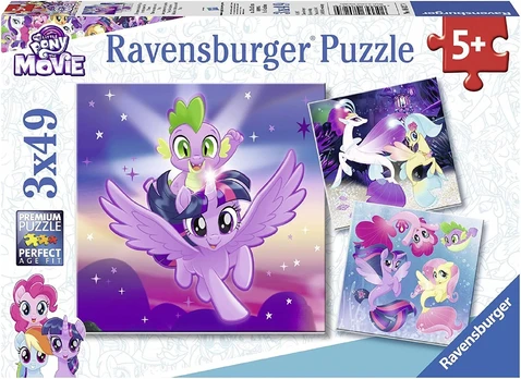 Puzzle 3X49 My Little Pony - RAVENSBURGER dėlionė