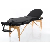 Sulankstomas masažo stalas Vip Oval 3 (Black) kaina
