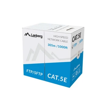 Laidas Lanberg CAT 5e FTP Nėra, Nėra, 305 m, juoda