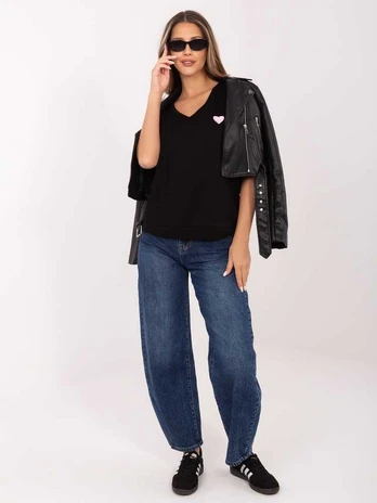 Juoda oversize palaidinė