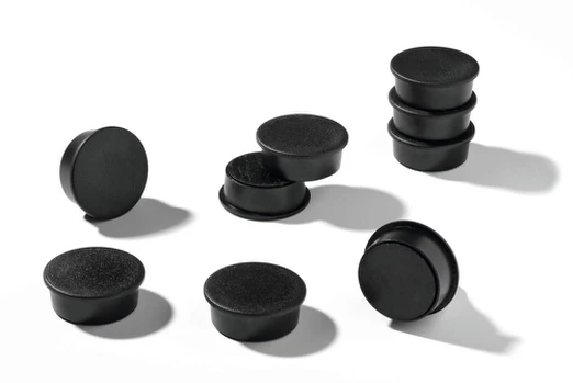 Durable magnetai juodi Ø37mm, 20vnt.
