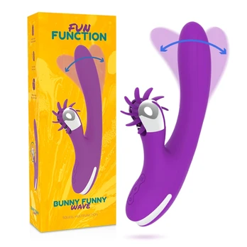 Vibratorius FUN FUNCTION BUNNY FUNNY WAVE 2.0