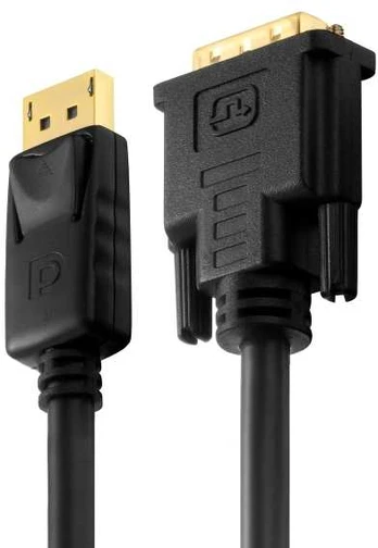 Purelink DISPLAYPORT: HAN - DVI: HAN, PUREINSTALL 10M, SORT