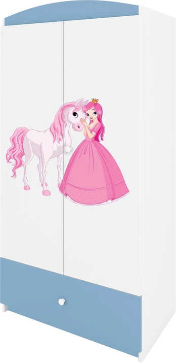 Mėlyna spinta babydreams princesė