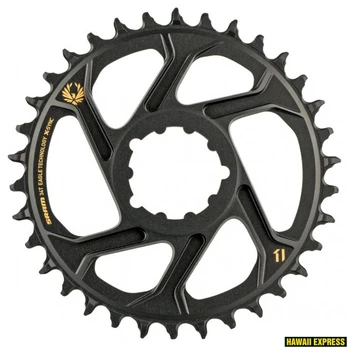 Priekinė žvaigždė SRAM X-SYNC 2 32T Direct Mount 6mm Offset Alum Eagle Gold