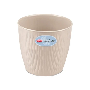 Stefanplast Vazonas Liberty Ø20x19cm baltas