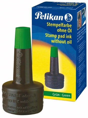 Tušas antspaudams 28 ml, žalias
