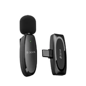 Devia microphone for smartfon Kintone USB-C juodas kaina