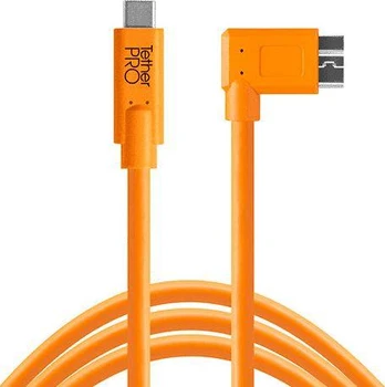 Tether Tools Pririšimo įrankiai USB-C iki 3.0 Micro-B Stačiakampis 4,60 m oranžinė