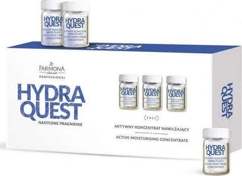 Koncentratas veidui Farmona Hydra Quest, 50.0 ml, 10 vnt.
