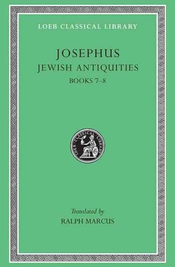 Jewish Antiquities, Volume III