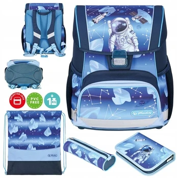 Herlitz Loop Plus kosmoso tyrinėtojo kuprinės rinkinys