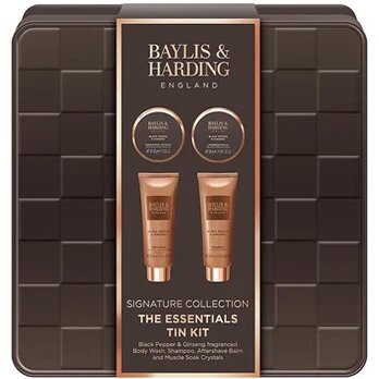 Baylis & Harding Essentials Tin Kit ( Černý pepř & Ženšen ) - Dárková sada