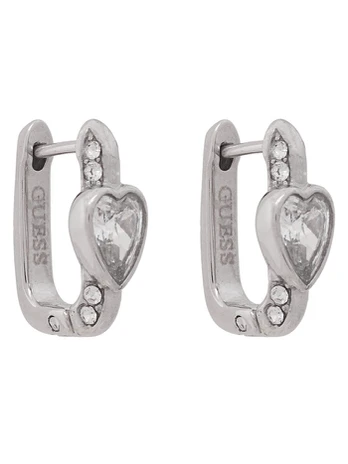 Auskarai Guess JUBE06 365JW Sidabrinė