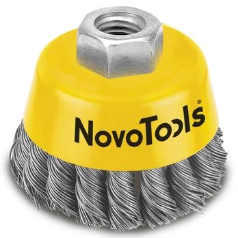 Metalinis šepetys universalus Novoabrasive, Ø 100 mm