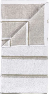Zone Denmark - Sauna Bath Towel 140x70 cm - White, Soft Grey, Eucalyptus