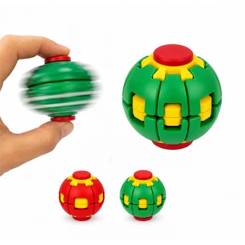 Fidget Spinner Kamuoliukas – Sensorinis Antistresinis Žaislas - žalias