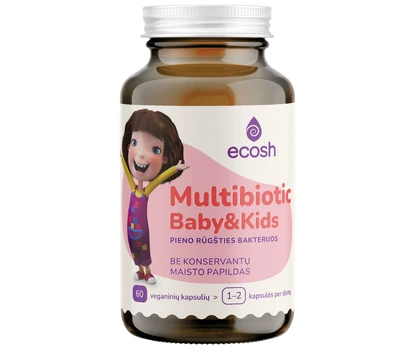 ECOSH KAKĖ MAKĖ Multibiotic Baby&Kids kapsulės N60