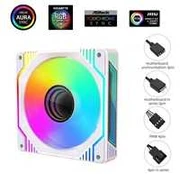 1St Cool 1stCOOL AURA EVO Mirror ARGB PWM fan 12cm baltas