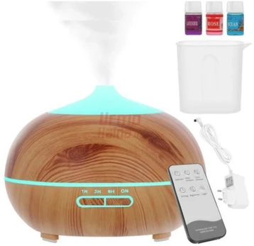 Oro drėkintuvas, difuzorius IT2 300 ml USB, šviesiai rudas