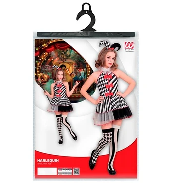 „ARLEQUIN“ (suknelė, mini skrybėlė)