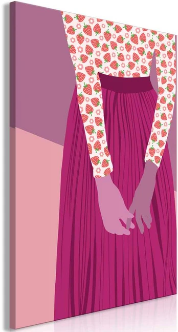 Artgeist Paveikslas - Strawberry Lady (1 Part) Vertical